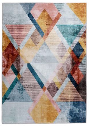 Gino Falcone Alfombra de poli&eacute;ster estampada a m&aacute;quina - multicolor - 140x200 cm