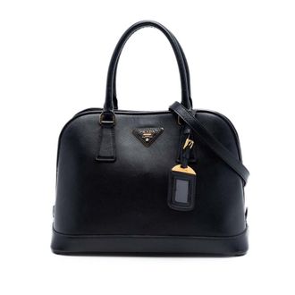 Prada Pre-owned Prada Medium Saffiano Lux Open Promenade Satchel Ladies KY8HEAID68QQ79PF