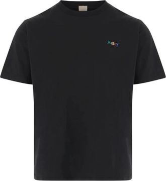 Autry T-shirt met korte mouwen - Heren - T-shirts - Zwart - L - Katoen - Tops