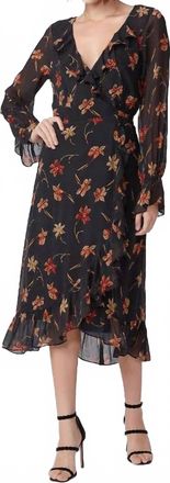 Paige Promenade Silk Dress In Black