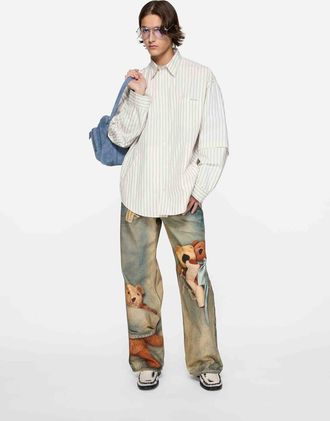 Acne Studios Casual Striped Shirt