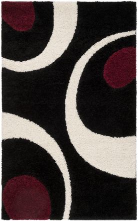 Safavieh Alfombra negro/beige 122 x 183 cm