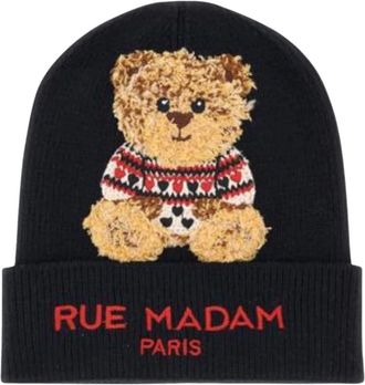 Rue Madam Gorro - Accessories - Mujer - Negro - ONE SIZE