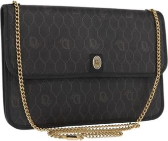 Dior Pre-owned Schoudertas - Dames - Vintage Schoudertas - Zwart - ONE Size - Leer - Vintage