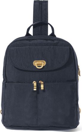 Baggallini Coastal Flip Lock Day Pack in French Navy W/Gold Hardware at Nordstrom