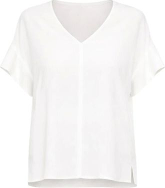 Liu Jo T-Shirts, female, White, Size: XL T-shirt scollo V