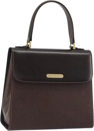 Burberry Borsa Vintage Pre-owned - - Pre-owned - Donna - Marrone - ONE SIZE