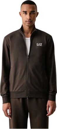 Emporio Armani Sudadera con cremallera 8Npm 31 Pjvrz - Sweatshirts & Hoodies - Hombre - Marr&oacute;n - 2XL