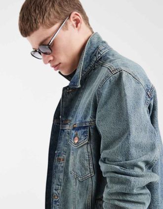 Wrangler Giacca di jeans nera anti-fit-Nero