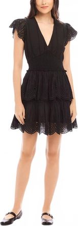Fifteen Twenty Isla Tiered Dress In Black