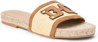 Bruno Magli Sabina Slide Sandal in Natural/Cognac at Nordstrom, Size 11