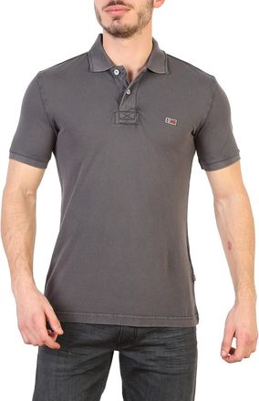 Napapijri Katoenen Poloshirt Korte Mouwen