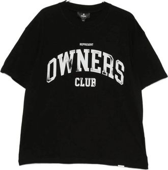 Represent Owners Club T-Shirt - Heren - T-shirts - Zwart - L - Katoen - Tops