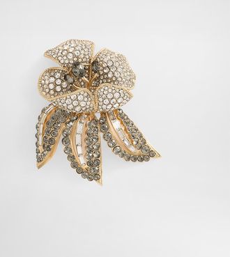 Dolce & Gabbana Flower Brooch - Man Bijoux Gold Metal Onesize