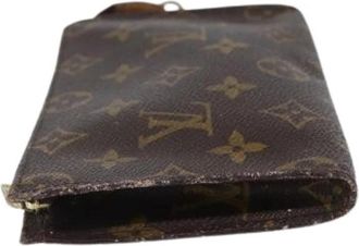 Louis Vuitton Pre-owned Canvas Clutch - Dames - Vintage Clutch - Bruin - ONE Size - Vintage