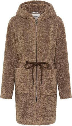 Brax Yasmin Teddy Coat - Dames - Jassen - Bruin - L - Leer - Jassen