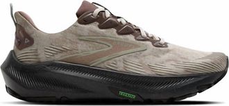 Brooks Mens Ghost Trail Running Shoes In Ganache/coffee/green