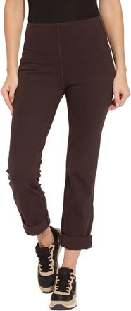 Lyssé ntials Boyfriend High Rise Denim Jeans in Dbl Exprso at Nordstrom, Size X-Large