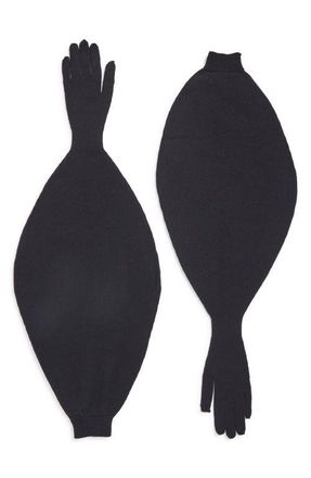 Paloma Wool Flake Puff Merino Wool Gloves in Dark Grey at Nordstrom, Size X-Small