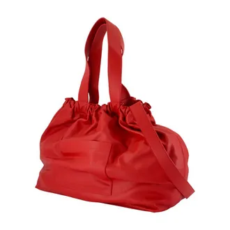 Sams&oslash;e & Sams&oslash;e Womens Crossbody Bag Red Leather