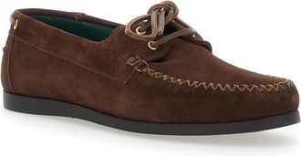 Vinny&rsquo;s Mens Loafers Suede Brown