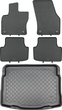 OEM Juego De Alfombrillas De Goma Para Coche Y Alfombrilla Para Maletero Para Volkswagen Tiguan Ii Suv A Partir De Mayo De 2016