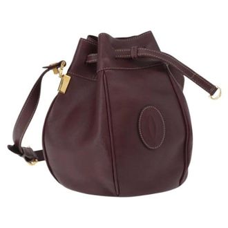 Cartier Pre-owned Bucket Bags, female, Red, Size: ONE SIZE Pre-owned Vintage Bucket Bag