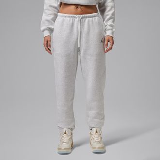 Nike Jordan Womens Jordan Brooklyn Fleece Pants in Brown | FV7077-051