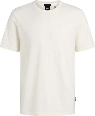HUGO BOSS H-Taut 235 T-shirt - Heren - T-shirts - Beige - M - Katoen - Tops