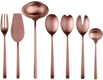 Mepra Linea Serving Set - 7 Pieces in Ice Bronze at Nordstrom