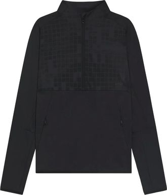 BOSS Felpa con mezza zip - Nero