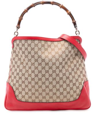 Gucci 2016-2025 GG Canvas Bamboo Diana satchel - Brown