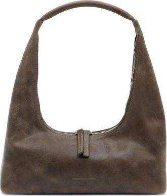 Marge Sherwood Hobo Schoudertas - Dames - Schoudertassen - Bruin - ONE Size - Leer - Tassen