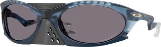 Oakley OO9437 PLANTARIS Polarized 943709 Mens Sunglasses Blue Size 63