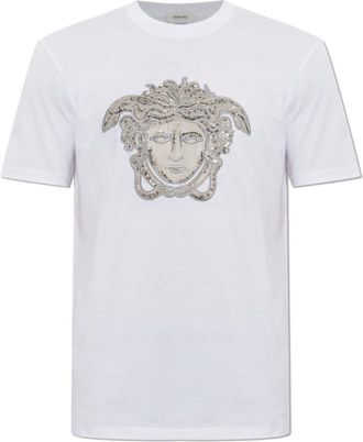Versace Hombre, Camisetas, Blanco, Talla: S