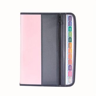 OEM Organizador De Documentos Expandible - 13 Compartimentos - Carpeta Acorde&oacute;n A4 - Con Cremallera - Carpeta Expandible - Carpeta De Almacenamiento