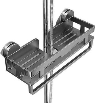 OEM Estante De Ducha Sin Taladrar Con Jabonera Y Ganchos - Jinfgerne - Almacenamiento Pr&aacute;ctico Para El Ba&ntilde;o, F&aacute;cil Instalaci&oacute;n Y Optimizaci&oacute;n Del Espacio