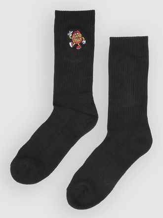 Santa Cruz Dot Guy Socks negro