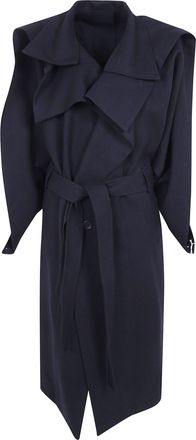 Issey Miyake Black Coat Calligraph