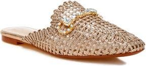 London Rag Roboma Crystal Embellished Mule in Rose Gold at Nordstrom Rack, Size 10