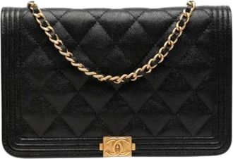 Chanel Pre-owned Boy Wallet on Chain - - Pre-owned - Donna - Nero - ONE SIZE
