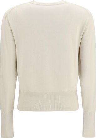 Vivienne Westwood Womens Bea Cardigan Dove White Cotton; Kashmir-Capra Hircus Kashmir/capra Sweater