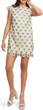 Flying Tomato Lace Minidress in Ivory Yellow at Nordstrom Rack, Size Medium