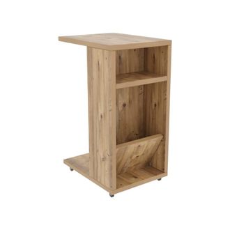 Dmora Mesa de caf&eacute; efecto madera roble 30x40 cm