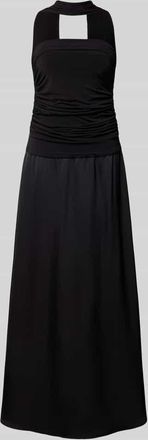 Neo Noir Neo Noir Abendkleid mit Raffungen Modell Hamina in Black, Größe 34