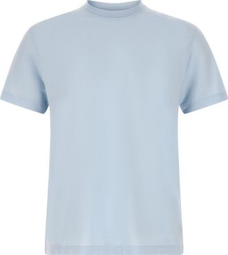 Zanone Light Blue Cotton T-shirt