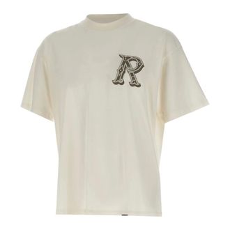 Represent T-Shirts, male, White, Size: XL Western Initial T-shirt