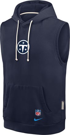 Nike Tennessee Titans Rivalries Collection Sideline Nike Mens Dri-FIT NFL Sleeveless Pullover Hoodie in Blue | 03B441S9V-PYH