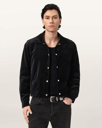 AllSaints Cotton Boulevard Cotton Jacket, Size: XXL