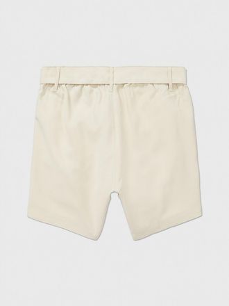 Tommy Hilfiger Womens Seated Fit Belted Short - Beige - XXL